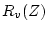 $ R_{v}(Z)$