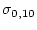 $\displaystyle \sigma_{0,10}$