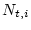 $ N_{t,i}$