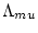 $ \Lambda_{mu}$